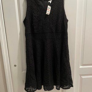 NWT Charter Club Black Dress 2X
